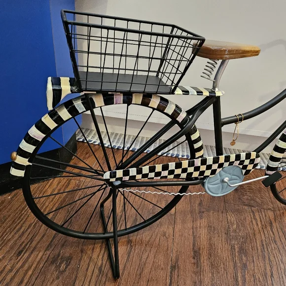 MacKenzie-Childs Check Bike Decor - Picture 7 of 11